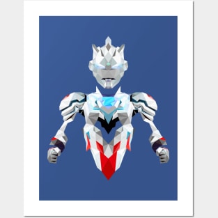Ultraman Z (Alpha Edge) Low Poly Style Posters and Art